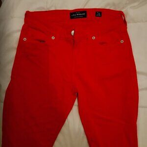 red lucky brand jeans